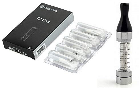 Kangertech - T2 Clearomizer 5 pieces Eco Pack 1.8 Ohms - Nicotine free