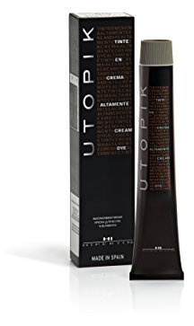 TINTE COLORACIÓN PERMANENTE UTOPIK 8/43 RUBIO CLARO COBRIZO DORADO - 60 ML