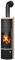 Justus 5694 42 Faro Aqua 2.0 Wasserführender Kaminofen Stahl Schwarz mit Sandstein-Verkleidung/A+