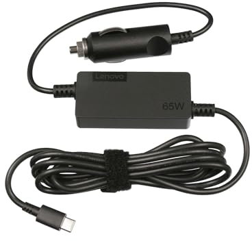 Lenovo 40AK0065WW original USB Car-Adapter 65 Watt for Yoga Slim 7-14ARE05, S730-13IWL (81J0), C930-13IKB, C930-13IKB, 910-13IKB, X13 ThinkPad Yoga Gen. 2