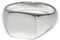 Herren Ring Silber Siegelring eckig aus 925 Sterling Silber massiv matt gebürstet für Gravur geeignet | Männerschmuck aus Deutschland mit Geschenkverpackung (66)