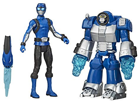 Power Rangers Beast Morphers Blue Ranger and Smash Beastbot 15,2 cm Actionfigur Spielzeug inspiriert von der TV-Show