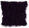 n-f GmbH Fellkissen Fellimitat Nerzoptik 45x45cm Polyester Dekokissen Kissen, Farbe:lila