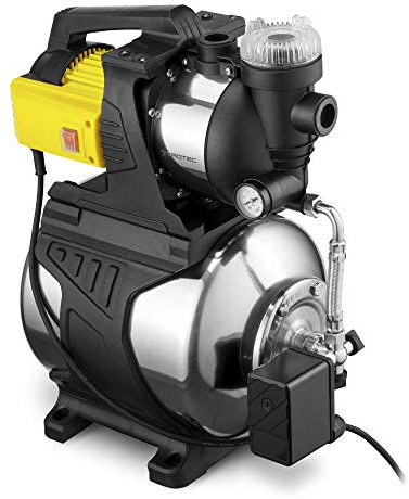 TROTEC Bomba de Agua Doméstica TGP 1050 E aspersor para césped Bomba de jardín 1000 W 3300 l/h Capacidad acero inoxidable