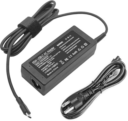 45W Type C Laptop Charger for Hp Chromebook 13 14 G5 G6 G7 G8 14-ca020nr 14-ca022nr 14-ca043cl 14-ca051wm 14-ca052wm Power Supply
