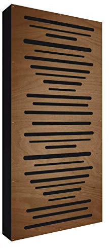 Addictive Sound Panneau Acoustique Mural 'AbFuser WOOD' 100x50x11 cm - Diffuseur Acoustique Bois - Panneaux Acoustiques Pour Home Studio Musique - Panneau Bois Mural - Panneau Acoustique Bois - Marron