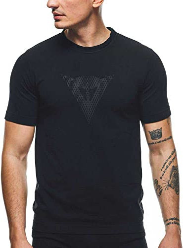 Dainese Quick Dry tee, Camiseta Secado Rapido Moto, Hombre, Negro, M