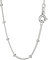 NKlaus 38cm Panzerkette 925 Silber elegante Halskette filigrante Breite 1,1mm Collier 1,8g federleicht 6754