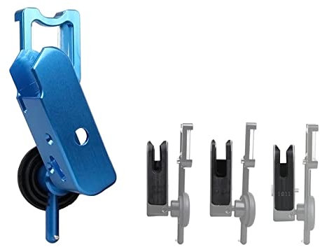 AOJQ IPSC Aluminium Wettrennen Meister Halfter Softair Pistole Halfter FÜR: CZ, SV, 1911, Glock (Blue for Glock)