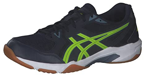 ASICS Gel-Rocket 10, Größe:10.5 US - 44 1/2 EU, Farbe:Midnight/Hazard Green