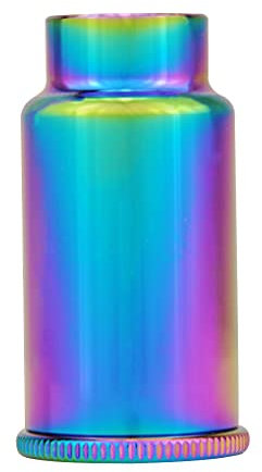 Guangcailun Fahrrad Gabel Lampenhalter Fahrrad Licht Clip Ersatz Teile Silber, Bunt