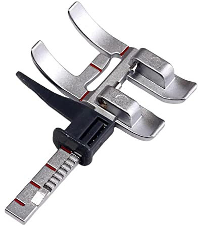 Perfeclan Pied de Guidage réglable Accessoires de Pied de Point de Bord Pièces ménagères durables Outil Pied-biche pour Machine à Coudre Pfaff Quilting