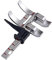 Perfeclan Pied de Guidage réglable Accessoires de Pied de Point de Bord Pièces ménagères durables Outil Pied-biche pour Machine à Coudre Pfaff Quilting