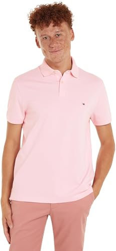 Tommy Hilfiger 1985 Regular Polo S/S Polos Men's, Pink (Romantic Pink), S