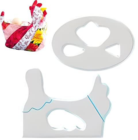 Eierkorb-Vorlagen-Set, kreative Hühnereierkorb-Vorlage | Acryl-Vorlagen zum Quilten für Schnittmuster-Vorlage Zuhause Nähen Kunst Handwerk für Ostern