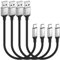 USB C Kabel Kurz 20cm, 4 Pack 3A Schnellladekabel USB C Ladekabel Kurz USB C auf USB A Kabel Typ C Datenkabel für Huawei Mate 50/40/30 Pro Xiaomi Samsung Galaxy S23 S22 S21 Ultra Google Oneplus