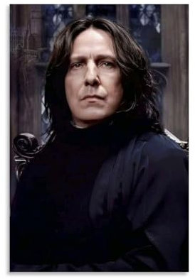 OqcEha Alan Rickman Poster mit Sternen, Geschenke, Leinwandbild, Wandkunst, dekoratives Bild, Drucke, moderne Dekoration, 50 x 75 cm