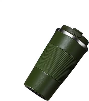 ZTHYSHOZ Tazas Grandes Taza Termo de café de 12/17oz, Taza de café térmica con Aislamiento de Viaje portátil de acero Inoxidable de Doble Pared Tazas de café de cerámica(3,380ml)