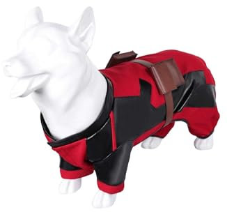 Yulefly Dog Costume Clothes Dead Wade Pet Outfits Cosplay Halloween Carnival S