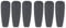 6 PCS Radio Belt Clip Replacement for ICF3001 IC3002 IC3003 IC4001 IC4003 ICV80 ICV80E ICF3108D ICF4108D ICU80E ICF4008 ICF3008 ICT70A ICT70E