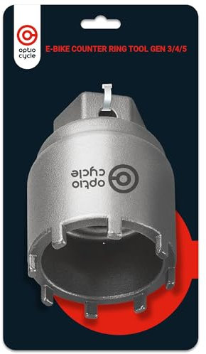 Optio Cycle Tretlager Werkzeug für Bosch Lockring Gen 3/4/5 – Hochwertiges Tretlagerschlüssel für E-Bike Tretlager | Werkzeug & Kurbelabzieher Fahrrad | Bosch Spider Tool