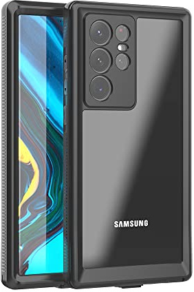 SIYOPINPFY Cover Per Samsung Galaxy S24 Ultra Impermeabile Antiurto IP68 Subacquea Antipolvere 360 Gradi Fronte e Retro Militare Rigida Protettiva Custodia Per Samsung S24 Ultra Resistente Waterproof