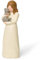 Cuayaes Katzen Engel Figur Erinnerung Geschenke für Katzenliebhaber, Grau Katzen Deko Figuren, Freundschaft Schutzengel Figur für Frauen, Hand Gezeichnete Harz Gedenkstein Katze Angel Statue