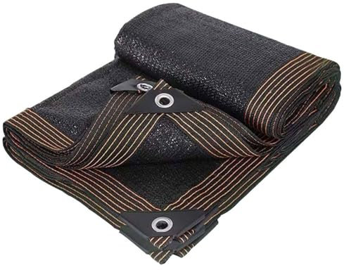 KSQP Voile d'ombrage Rectangulaire Filet D Ombrage Voile d' ombrage Auvent Extérieur Voile D Ombrage pergola, terrasse, Plantes, Serre, poulailler, Cour,black-5x8m