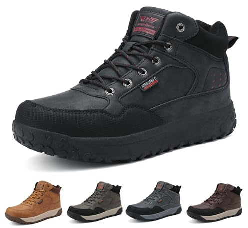 ARRIGO BELLO Winterschuhe Herren Warm Gefüttert Mid Schneestiefel Winterstiefel Rutschfeste Trekking Wanderschuhe Outdoorschuhe 41-46