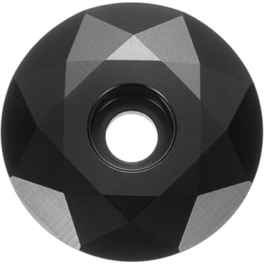 QUARKZMAN Fahrrad Headset Top Cap .mm Fahrrad Gabelschaft Deckel Aluminiumlegierung Gabelschaft Abdeckung Für Mountainbike Rennrad MTB Schwarz