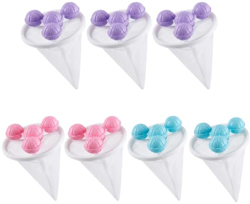 7pcs Pet Hair Dissolver Washing Machine Filter, Pet Hair Catcher and Dog Hair Remover Washing Machine Accessory, Effective Pet Hair Remover Washing Machine Solution for Laundry Maintenance