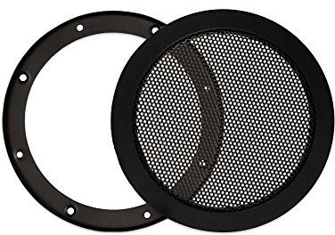 Goldwood Snap On 5.25 Subwoofer Grille Steel Mesh Speaker Woofer Grill Black (SG-M5)