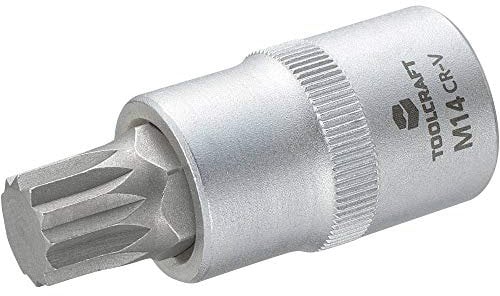 Douille-embout denture multiple (XZN) 14 mm Longueur: 55 mm TOOLCRAFT 816171 Propulseur: 1/2 (12.5 mm) 1 pc(s)