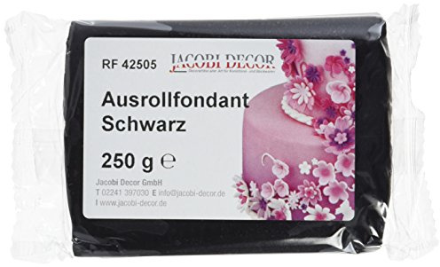 Cake Company Fondant schwarz, 4er Pack (4 x 250 g)