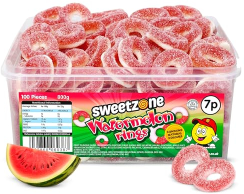 Sweetzone Watermelon Rings 800g 100pcs