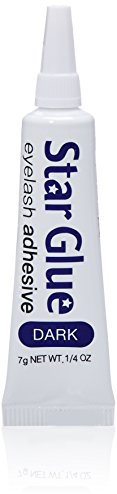 Star Glue Eyelash Adhesive 7g Net Wt .1/4oz (Dark) by STAR GLUE