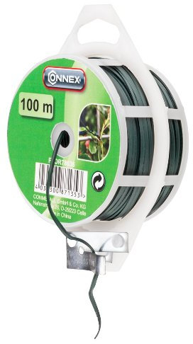 Sunflower FLOR78636 Filo, Ferro, Plastificato, 100 mt, Verde