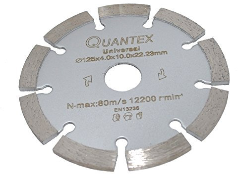 Diamant Frässcheibe Ø 125 mm Segmentstärke 4,0 mm, Fugenfräser für Mauerwerk und Putz