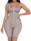 FeelinGirl Corset Shapewear Tummy Control Body Shaper Slimming Bodysuit for Women Fajas Colombianas (Brown XL)