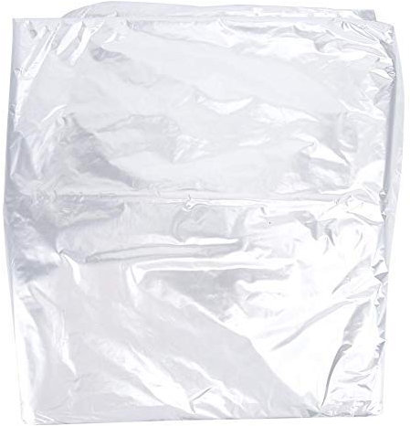Fdit 50Pcs Disposable See-Through Clothes Dust Bags Dry Cleaning Garment Covers (3 Sizes (#1)