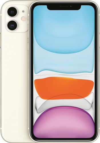 Apple iPhone 11 (128 Go) - Blanc (Comprend EarPods, Câble Lightning vers USB, Adaptateur Secteur USB)(Comprend EarPods, Câble Lightning vers USB, Adaptateur Secteur USB)