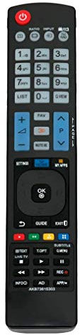 VINABTY AKB73615303 Telecomando sostitutivo per LG LED LCD SMART TV 3D al plasma 42LM640S 42LM670S 42LM671S 47LM671S 47LM620S 47LM670S 47LM860 47LM960V 50PM9700 50PM970S 55LM660S 55LM670S
