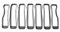 Auto Kühlergrill Dekoration Abdeckung Aufkleber für Jeep Wrangler Sahara 2018 2019 2020 2021 Autozubehör
