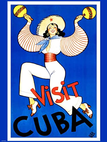 Visit Cuba Kunstdruck, 30 x 40 cm