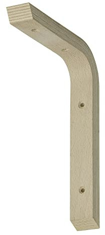 HAUS & DACH Schichtholzkonsole Regalträger Regalhalter Holz-Konsole für Regalbretter Regal-Winkel, 1 Stk. (150 x 100 mm)