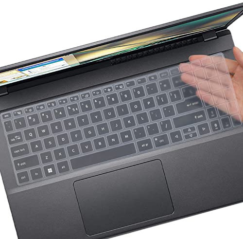 Cover per tastiera per Acer Aspire 3 A315-24P/24PT A315-58/59, Aspire Go 15, Aspire 3D 15, Aspire 15 A15-51M, Aspire 5 A515-57 A515-57G A515-57G A515-58GM/58GM/58GM/58GM M/58 MT. 58PT/58P (non