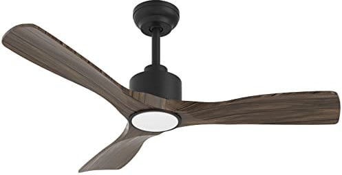 OFANTOP Deckenventilator mit Beleuchtung, 132 cm Deckenventilator mit Licht, 35W Leise DC Motor, Wi-Fi und Sprachsteuerung, 3 ABS Klinge für Schlafzimmer, Wohnzimmer