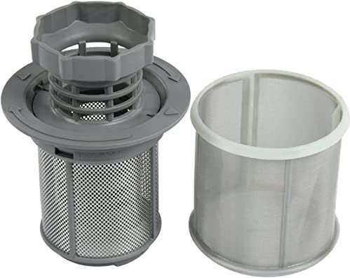 QUAILITAS Geschirrspülerfilter Ersatz [2 Teile] - 10D x 10W x 10H mm, A+++, Ersatz Geschirrspüler Mesh Microfilter für Bosch, Neff, Siemens Modelle| Geschirrspülerteile & Zubehör