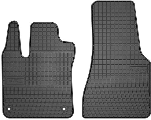 SMK Gummimatten auto fußmatten Satz passend für Smart Fortwo III 2014-2020 Erleben Sie einen neuen Standard des Reisens mit rutschfesten auto fussmatten - Mehrjahres- auto teppiche für alle Straßenver