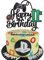 1 Stück 11th Videospiel Tortendeko Glitter Geburtstag Cake Topper Gaming Happy Birthday Kuchen Deko Videospiel Thema Cake Dekoration für Jungen Kindergeburtstag Spiel Thema Party Dekoration Grün